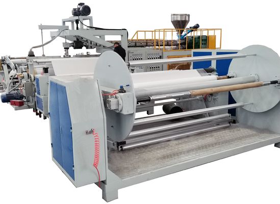 Linia do wytłaczania folii wielowarstwowej TPE Maszyna do produkcji jednorazowych rękawiczek Pe
